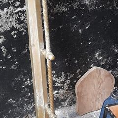 antique brass fire surround