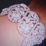 Silver Crystal Bride's Designer Bracelet Image 2