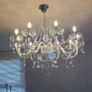 Elegant Crystal Chandelier Light 10 Arms  Crystal Ceiling Pendant Lamp Image 8