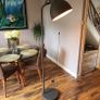 Hekear grey floor lamp Image 2