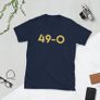49-0 Invincibles Gold Undefeated Record Arsenal FC Short-Sleeve Unisex T-Shirt Image 4