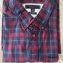 Tommy Hilfiger Red Plaid Shirt  XL Image 7