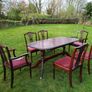 Dining table with chars - solid wood Image 5
