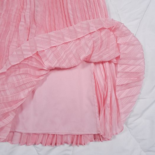 Club Monaco Pastel Pink Pleated Midi Skirt 4US/8UK/36EU