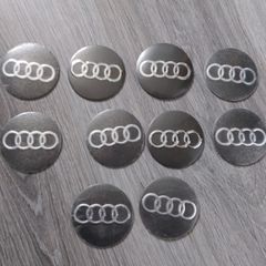 10 x New Audi Badges 60mm - Multipple items can be added for 1 delivery