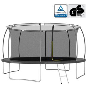 Trampoline Set Round 460x80 cm 150 kg