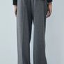 ZARA ZW Collection Contrast waist Trousers wool Image 6
