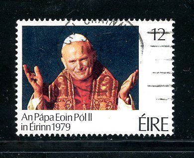 Ireland 1979 - Scott # 456 Pope John Paul II Visit to Ireland - Fine Used Condition