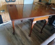 Vintage Chippendale style drop leaf table (Price Drop)