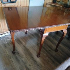 Vintage Chippendale style drop leaf table (Price Drop)