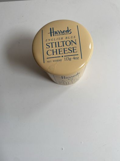 Little vintage Harrods Stilton Cheese pot