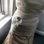 Brand new Rembo designs ivory and champagne wedding dress Image 2