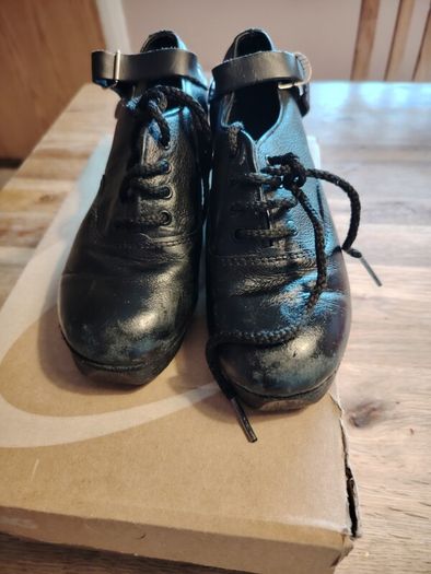 Irish dancing hard shoes, size 1