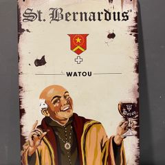 St Bernardus Tin Metal Sign
