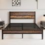 King Size Bed Frame with Wooden Headboard Bed Frames Image 8