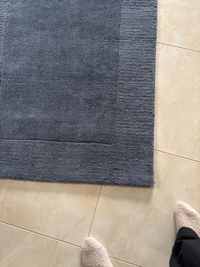 100% wool mat.