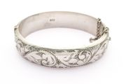 Vintage Silver Bangle Signed Birmingham 1970
