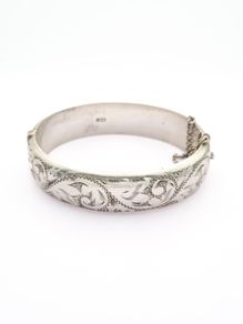 Vintage Silver Bangle Signed Birmingham 1970