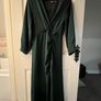 NEW Zara Forest Green Midi Dress - Size 12 / Size Large Image 6