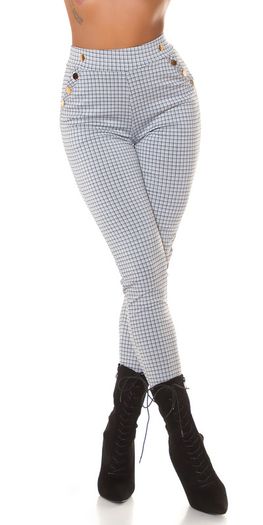 Trendy Highwaist Pants With Pockets Sm Ml