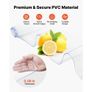 Strip Curtain PVC Door Curtain 106.7x213.4 cm Cooler Freezer Clear Plastic Image 6