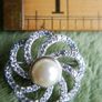 Vintage Sterling Silver 925 Brooch Pearl 7,9g Image 9