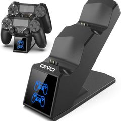 OIVO PS4 Controller Charger, 1.8H Fast PS4 Charging Dock for Sony Playstation 4 Controllers, Playstation 4 Controller Charger for Playstation4 / PS 4 /Slim/Pro Controller