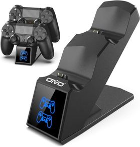 OIVO PS4 Controller Charger, 1.8H Fast PS4 Charging Dock for Sony Playstation 4 Controllers, Playstation 4 Controller Charger for Playstation4 / PS 4 /Slim/Pro Controller
