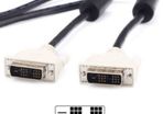 dvi 6 foot DVI-D Digital Male Male MM Single Link Video Cable with Ferrite (White ends)