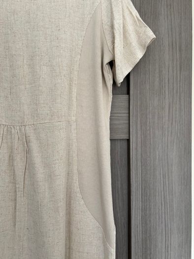 Linen blend dress - size 38 (BNWT)