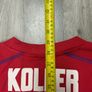 Genuine Vintage 2004 Puma Czechia Jan Koller Home Jersey Shirt Mens Large Image 8