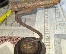Beautiful Rare Antique Goffering or Tally Iron 19th century Victorian era Postage Available or Collection