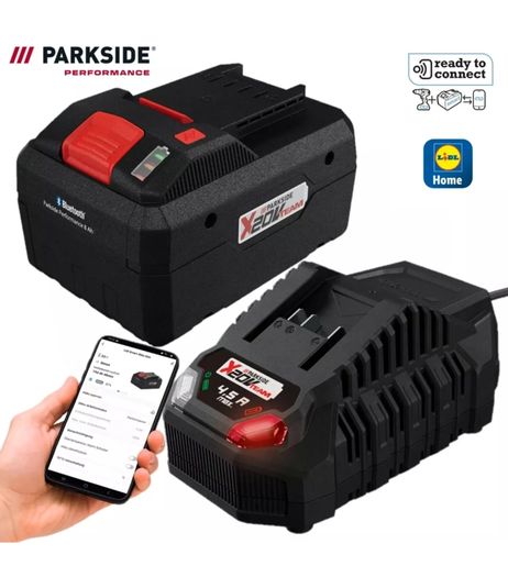 Parkside Performance X20V Cordless Brushless Impact Driver 226NM 1/4 Hex. 12AH 8AH 4AH X20V Smart Bluetooth Batteries 12A X20V Smart Bluetooth Super FAST Charger. 2x 4.5A X20V Dual Fast Charger. 4.5A X20V Fast Charger PDSSAP 20-Li D3