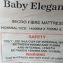 Cot bed and mattress Image 3