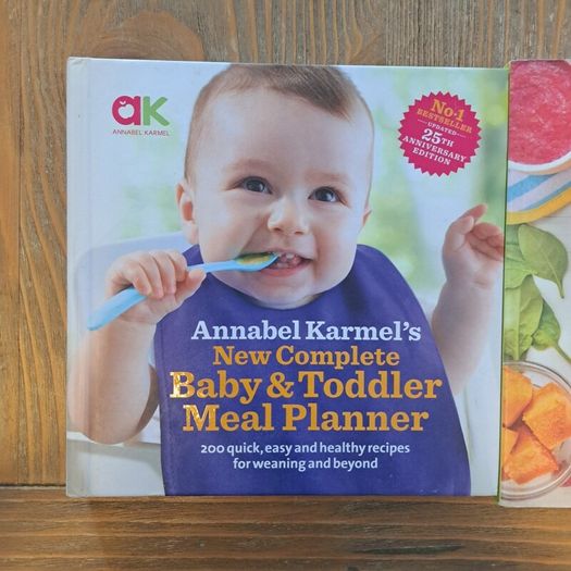 Three baby and toddler cook books