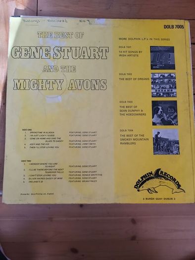 Gene Stuart And The Mighty Avons Best Of Vinyl LP Dolphin Records