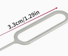Sim Card Cleaning Pin Needles, 10Pcs, new, unopened.