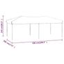 Folding Party Tent Taupe 3x6 m Image 9