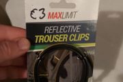 Reflective trouser clips