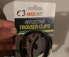 Reflective trouser clips