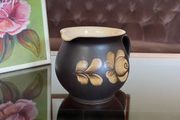 Denby Bakewell Vintage Brown Stoneware Rustic Floral Jug
