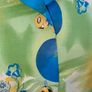vintage summer shirt dress Blue yellow green size medium Image 5