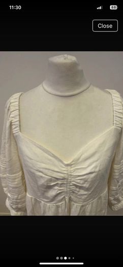 Cream Suncoo dress size 14 beautiful quality