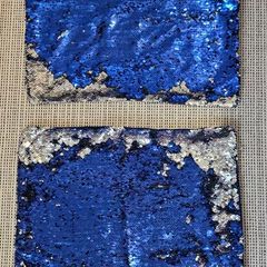 Set with 2 cushion covers with reversible sequins