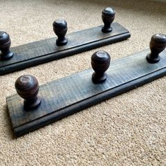 Farmhouse coat racks x 2