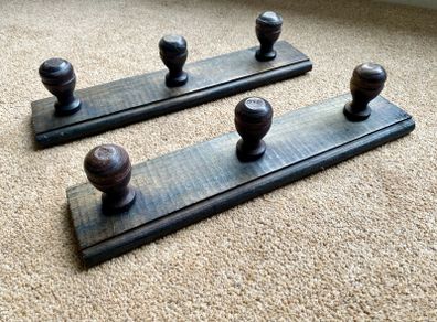 Farmhouse coat racks x 2