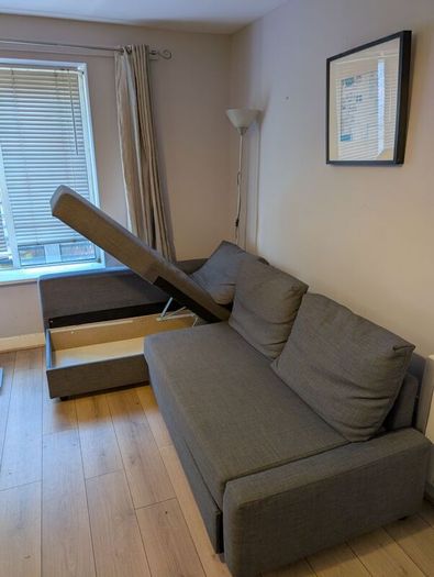 IKEA Corner Sofa Dark Grey