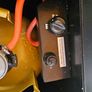 portable cabinet gas heater with empty gas cyli der Image 5