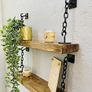 2 Sets of Industrial style shelves Image 3