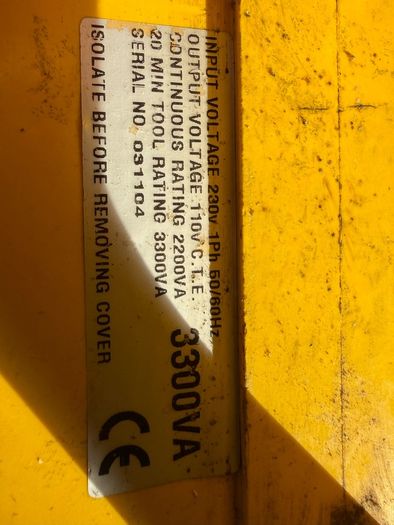 Portable Power Transformer